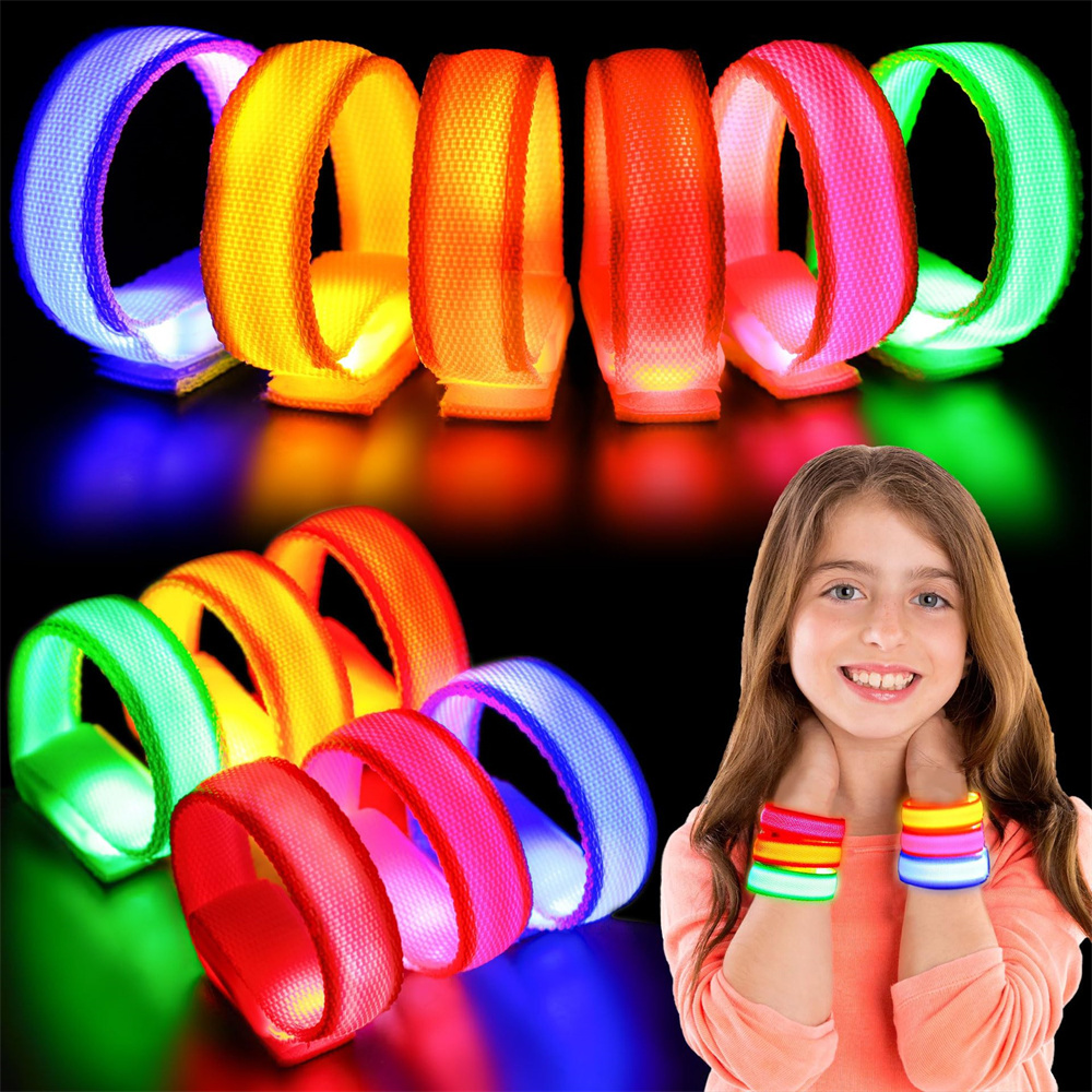 Coordinates Bracelet - Braccialetto Riflettente a LED in Nylon