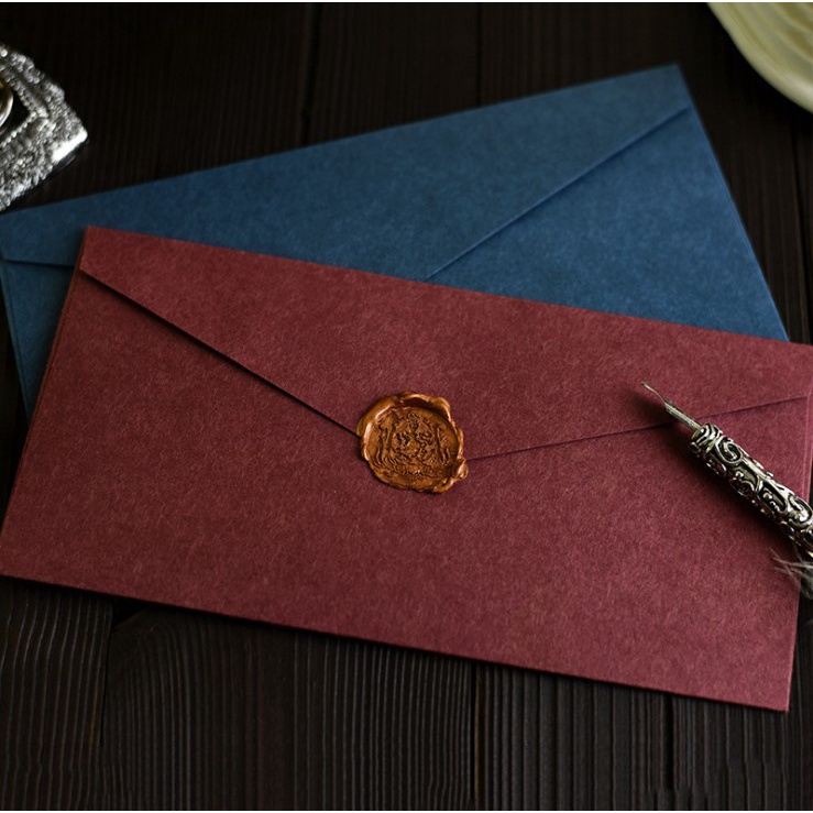Wax Seal Letter Kit - 1 buste di carta per affari,