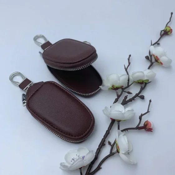 Monogram Keychain Leather - Portachiavi per Auto in Pelle PU