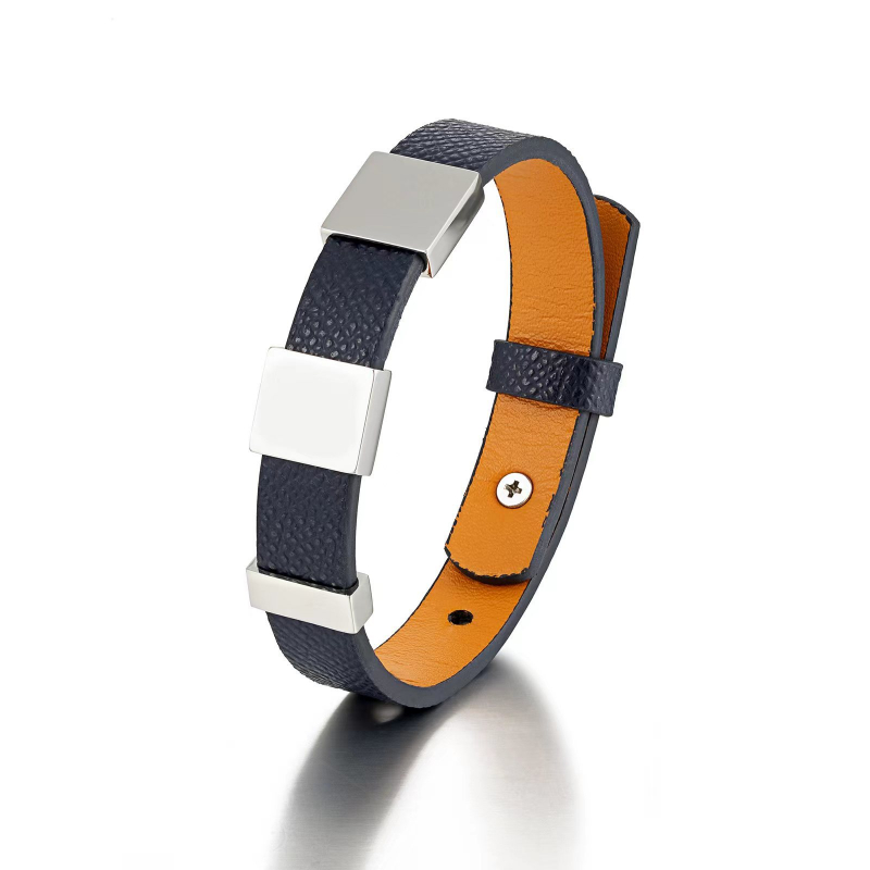 Coordinates Bracelet - Bracciali regolabili in vera pelle alla