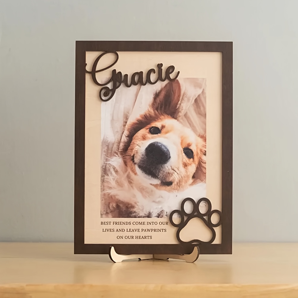 Engraved Wood Frame - Cornice Portafoto in Legno Personalizzabile per