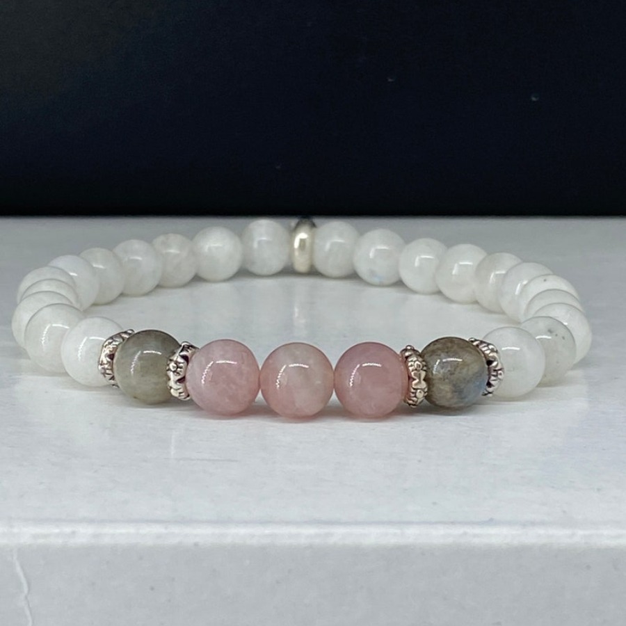 Coordinates Bracelet - Nuovo braccialetto con pietra di luna,