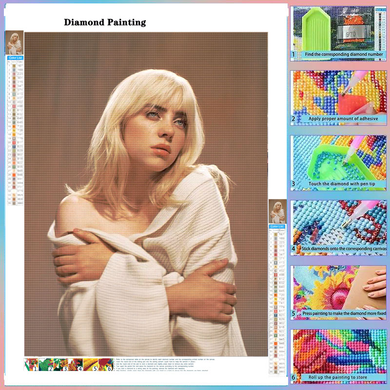Photo Mosaic Print - Fai da te trapano completo B-Billie