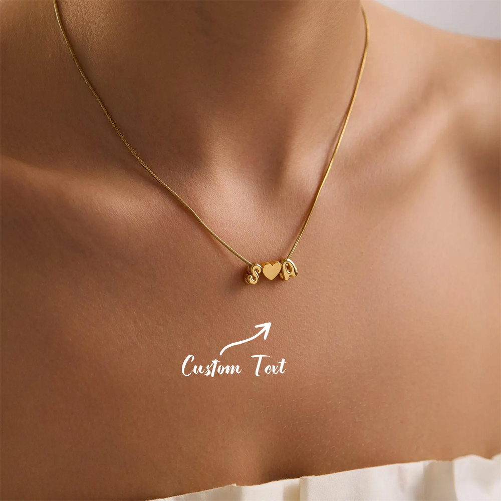 Name Necklace Custom - Collana Personalizzata con Due Iniziali a
