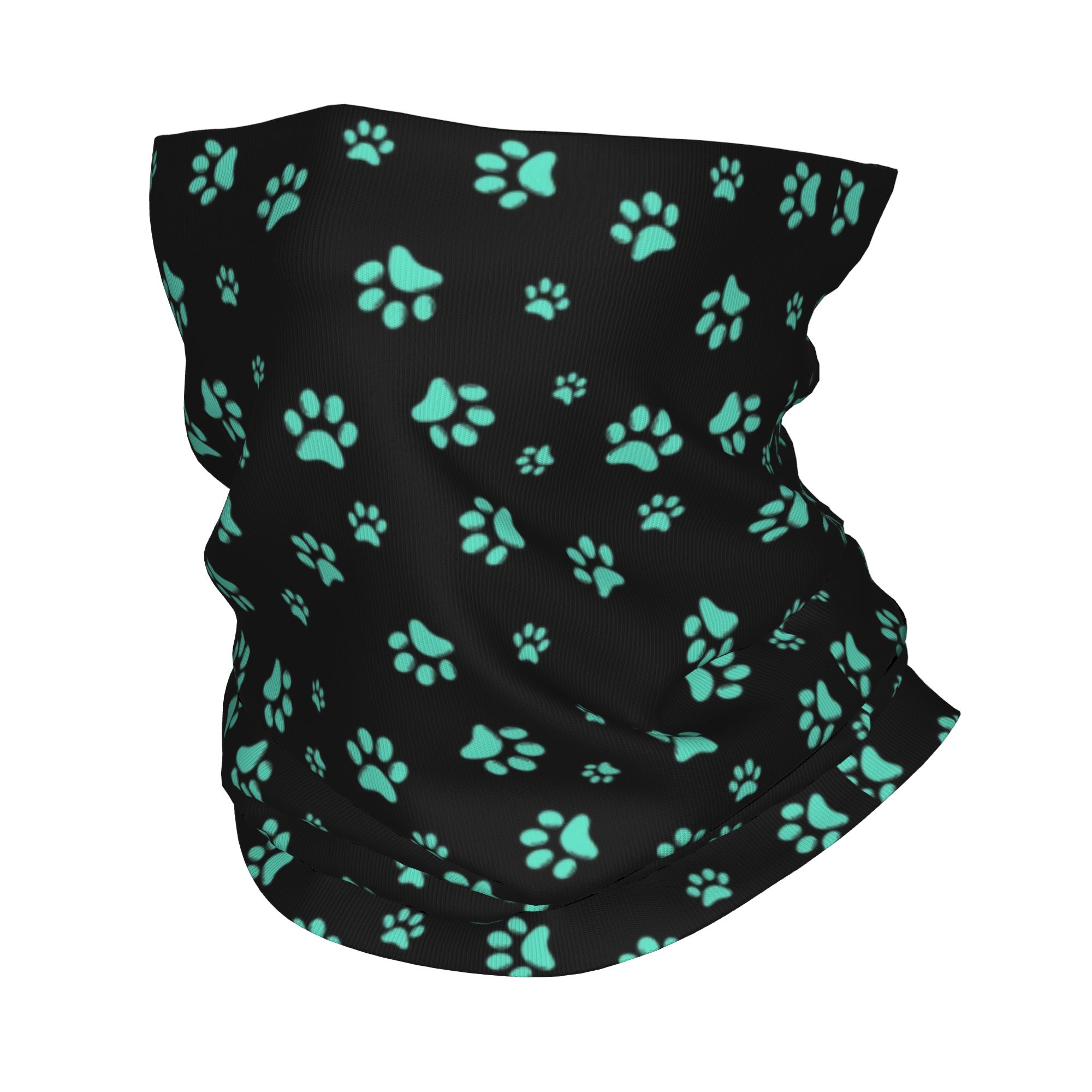 Pet Portrait Custom - Bandana Personalizzata con Motivo Impronta Zampa