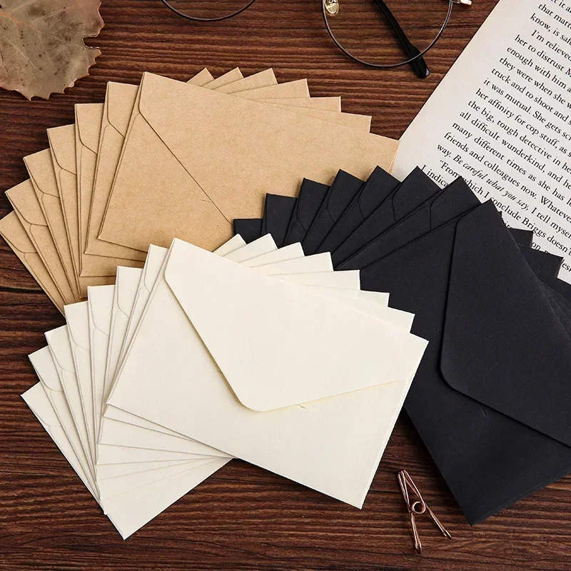 Wax Seal Letter Kit - 20/40/80PCS Classico Bianco Nero Kraft Vuoto