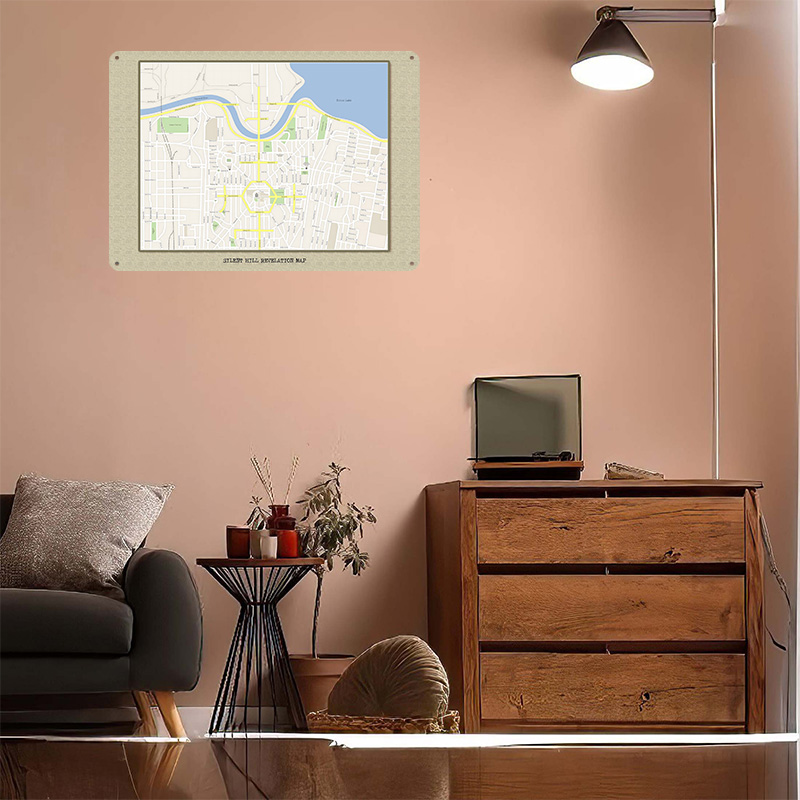Poster in Metallo della Mappa  - Custom Map Poster recensione e prezzo