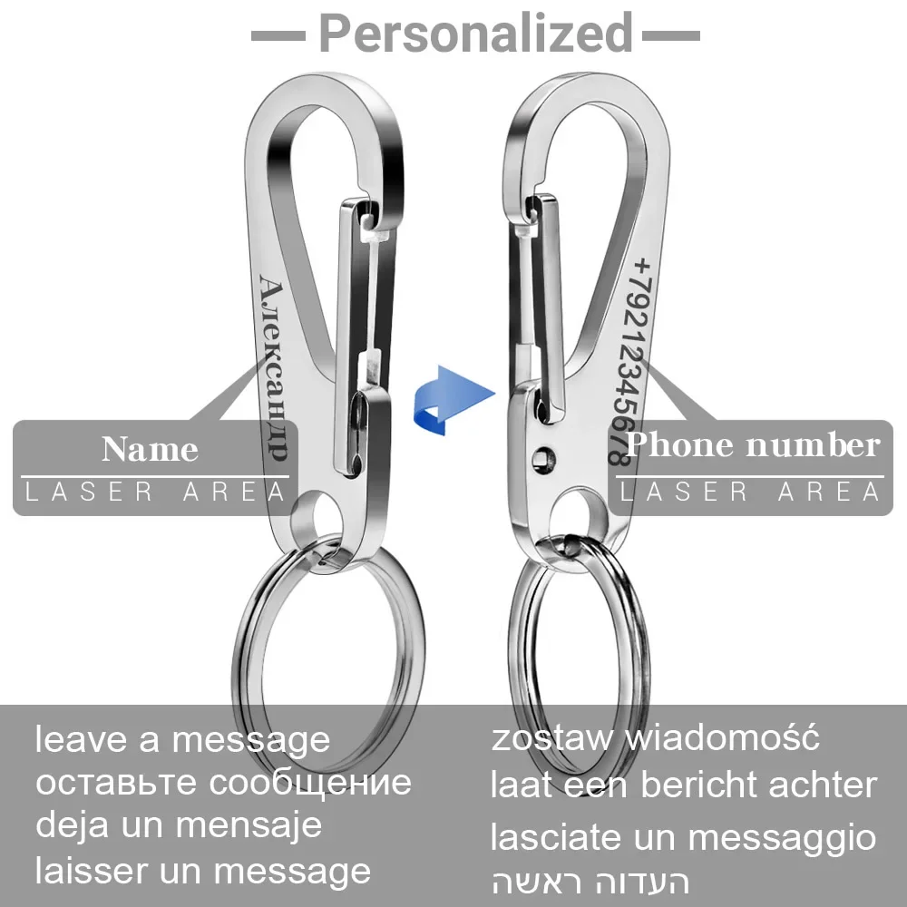 Portachiavi in acciaio inossid - Initial Ring Custom recensione e prezzo