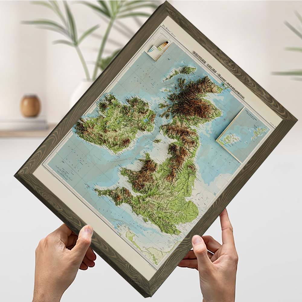 Poster con Mappa in Rilievo 3D - Custom Map Poster recensione e prezzo