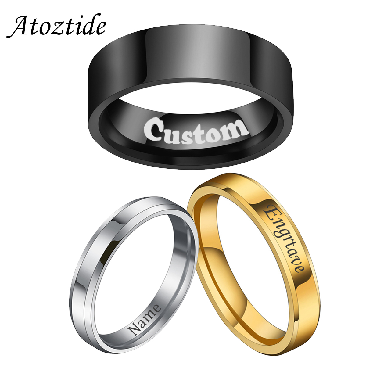 Atoztide 4/6/8mm Personalizzat - Initial Ring Custom recensione e prezzo