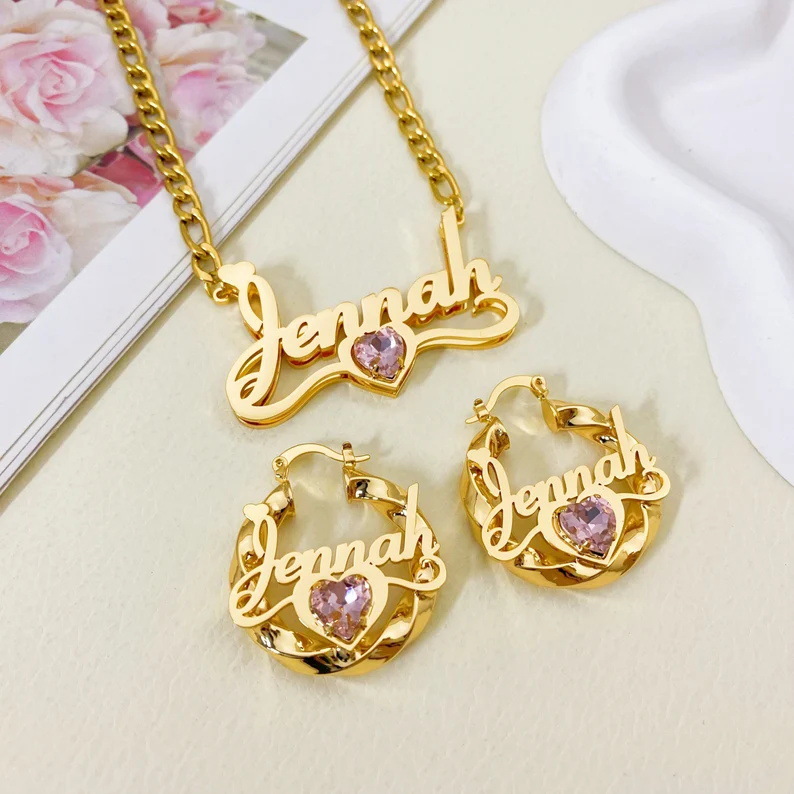 lateefah Fascia per orecchini  - Name Necklace Custom recensione e prezzo