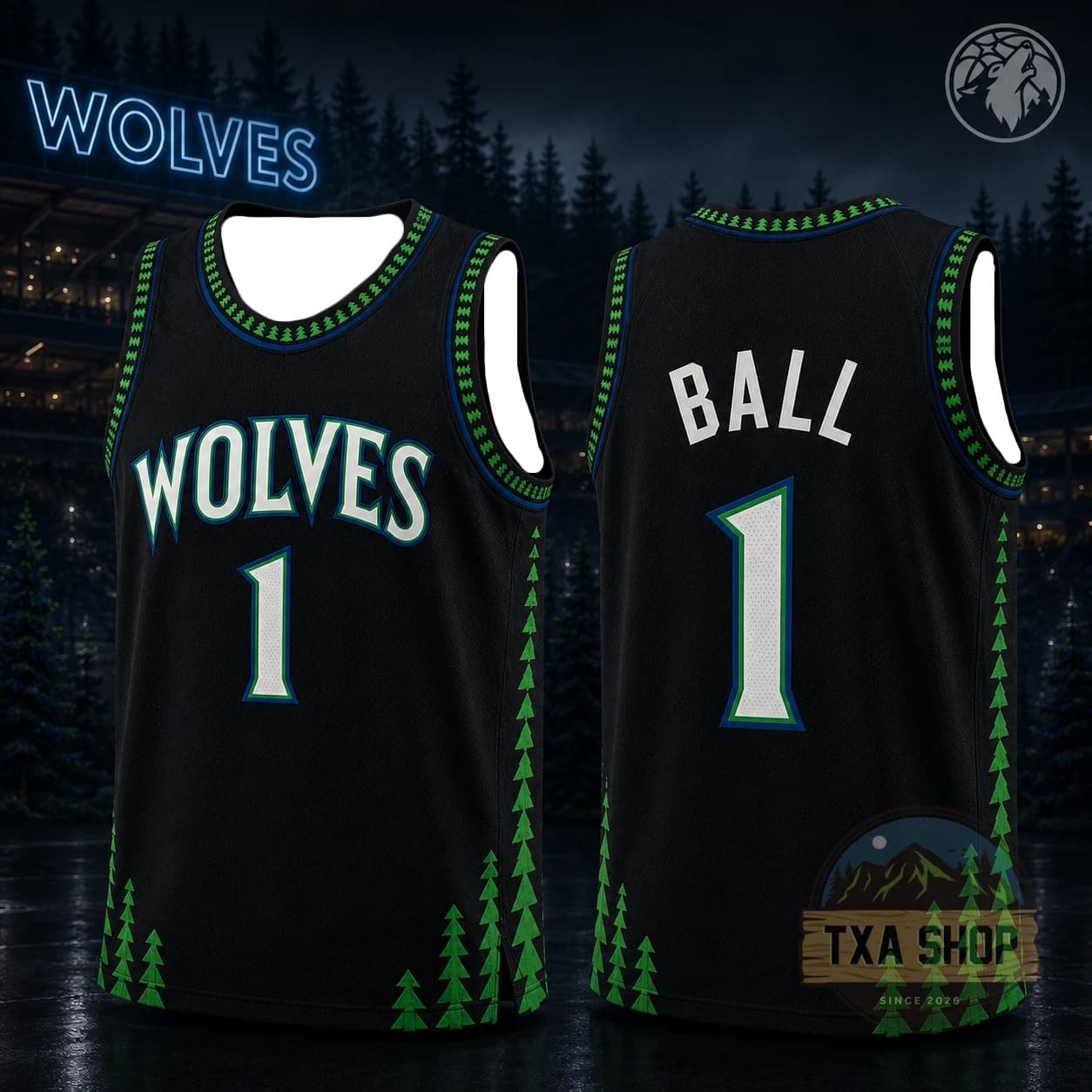 Maglia da basket nera senza ma - Family Tree Print recensione e prezzo