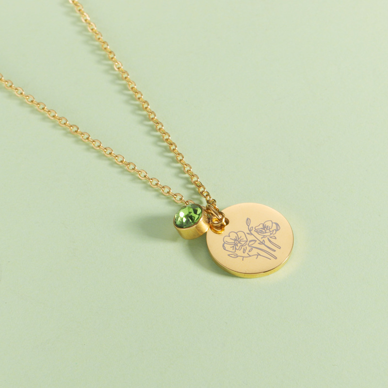 Collana in cristallo Birthston - Birth Flower Necklace recensione e prezzo