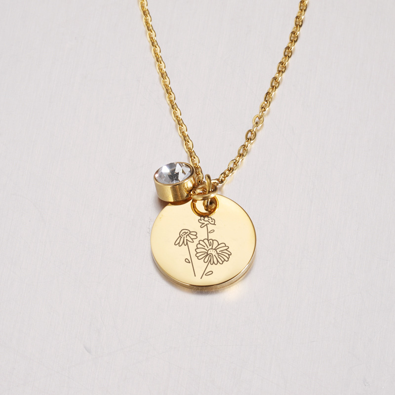 Collana in cristallo Birthston - Birth Flower Necklace recensione e prezzo