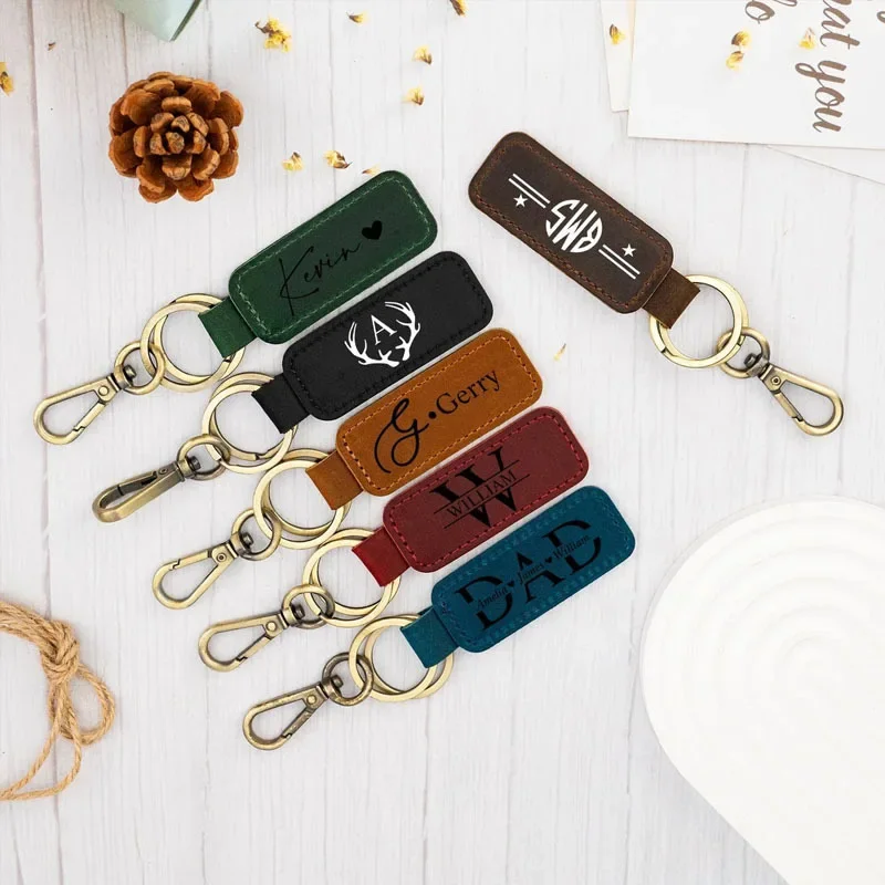Portachiavi in pelle con logo  - Initial Ring Custom recensione e prezzo