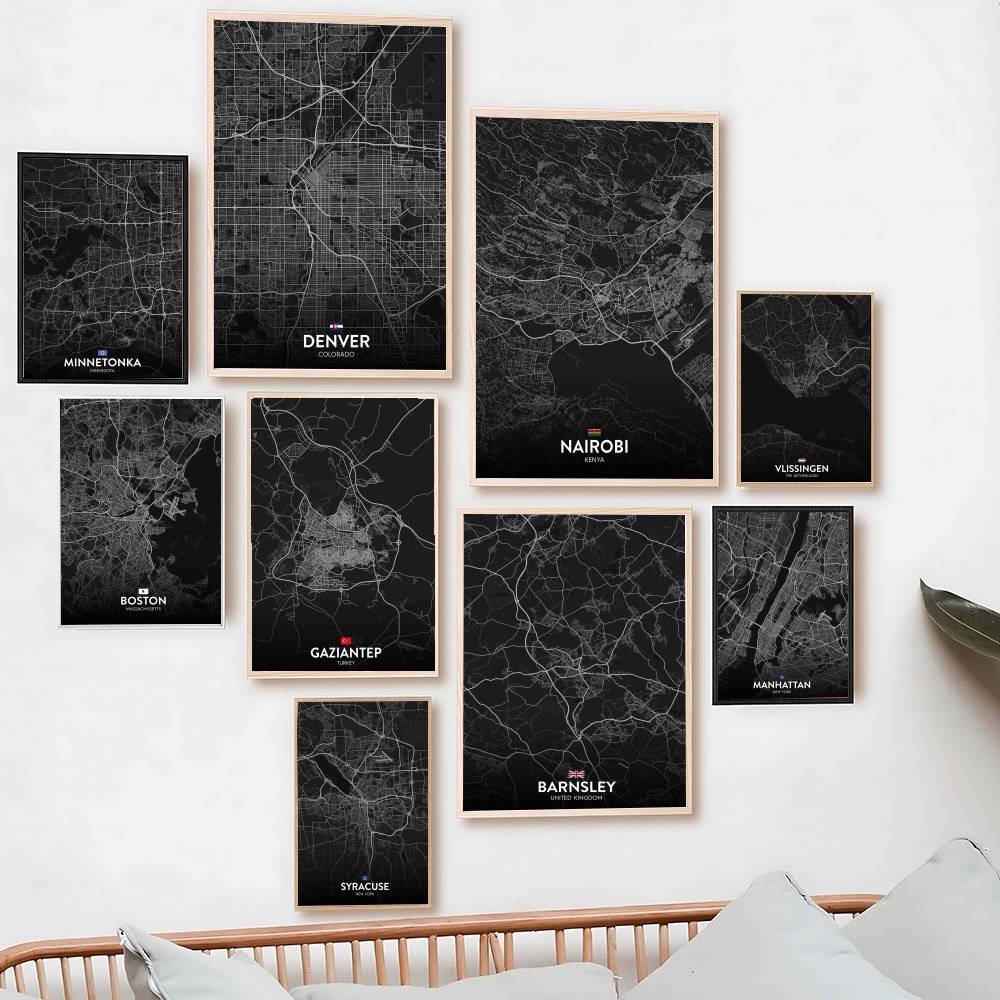 Parigi Londra New York CUSTOM  - Custom Map Poster recensione e prezzo