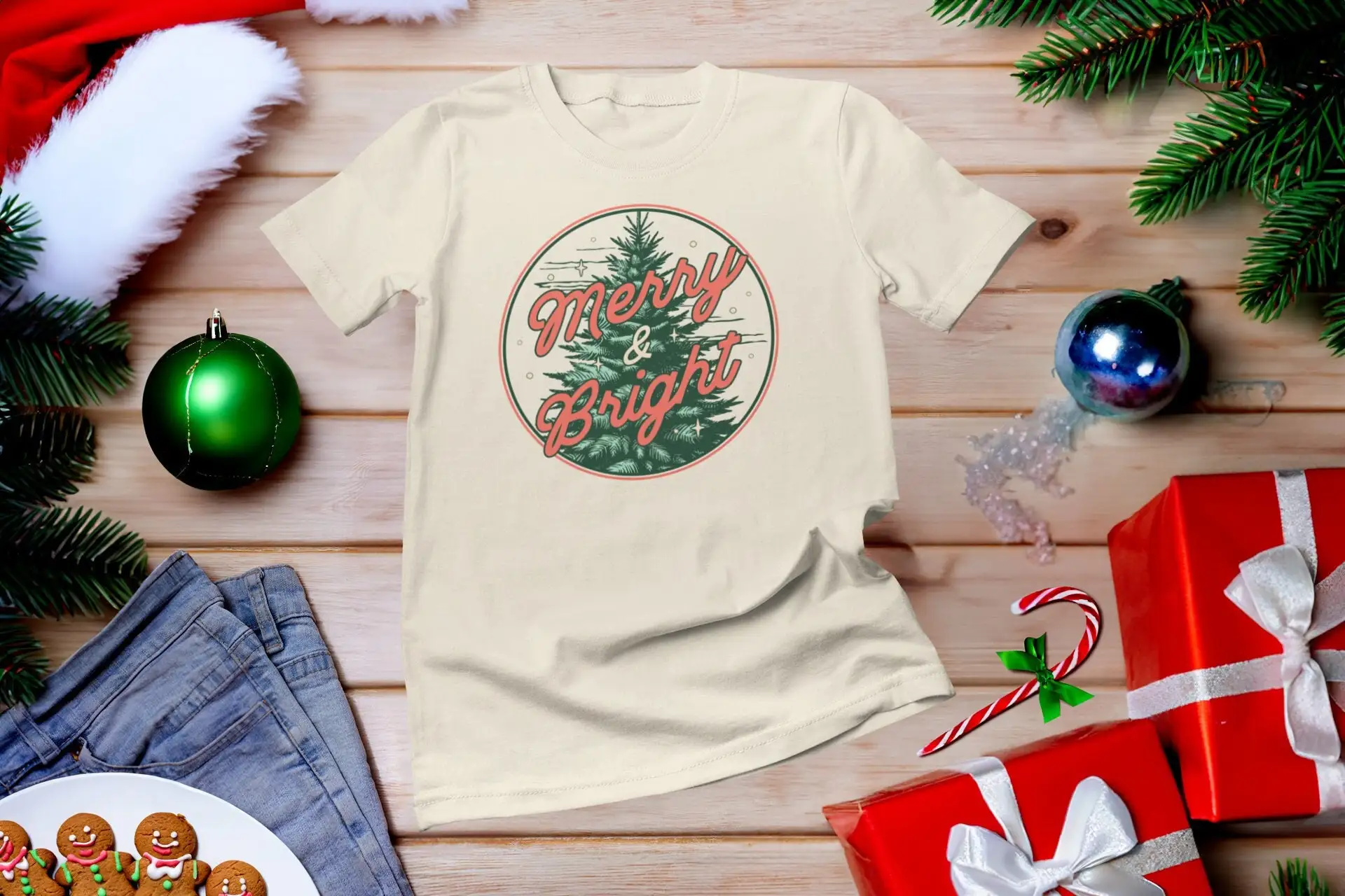 Maglietta Merry and Bright con - Family Tree Print recensione e prezzo