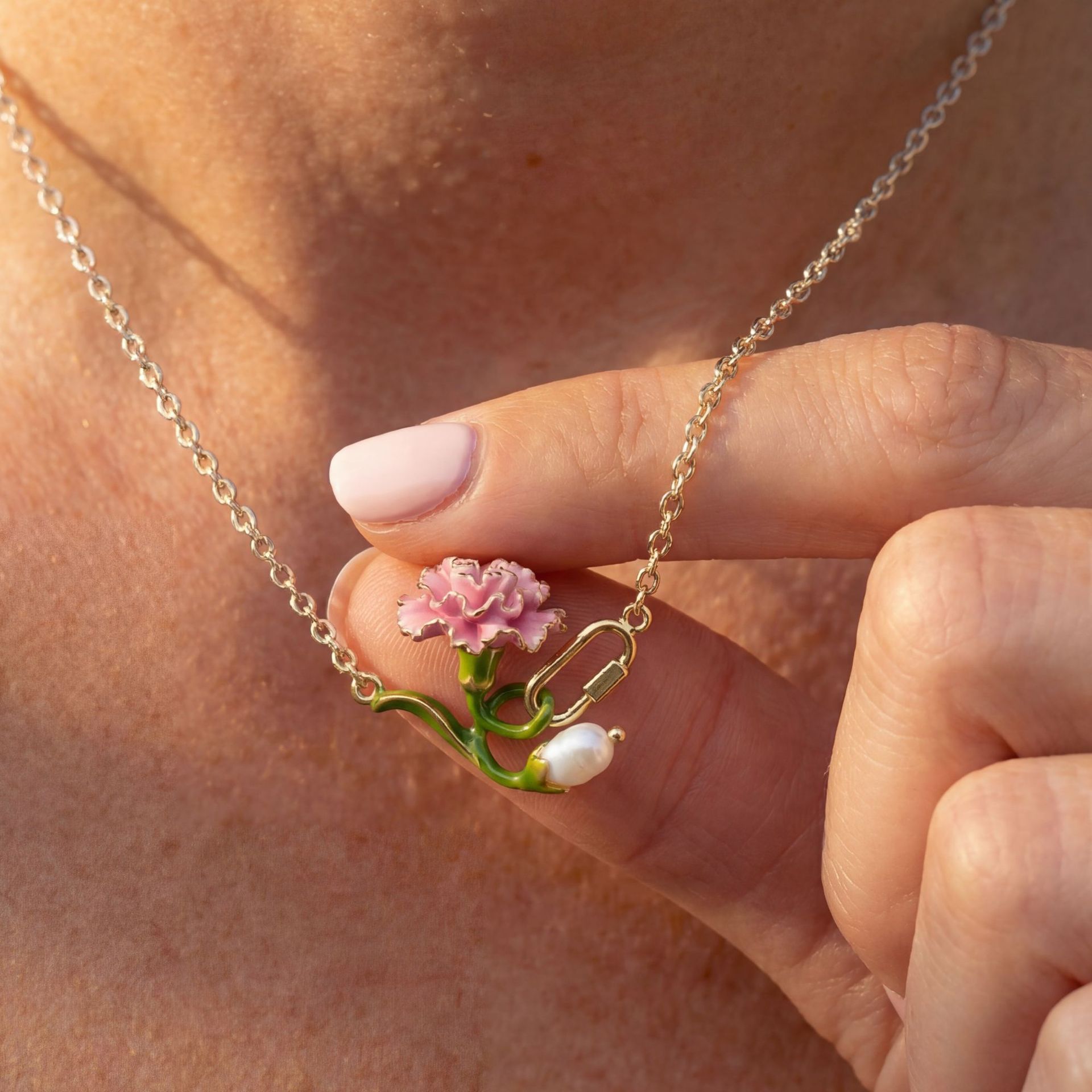 Collana con Fiore del Mese di  - Birth Flower Necklace recensione e prezzo
