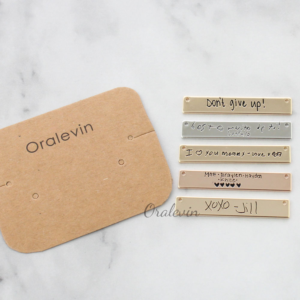 Personalizzato su misura Reale - Handwriting Necklace Bar recensione e prezzo
