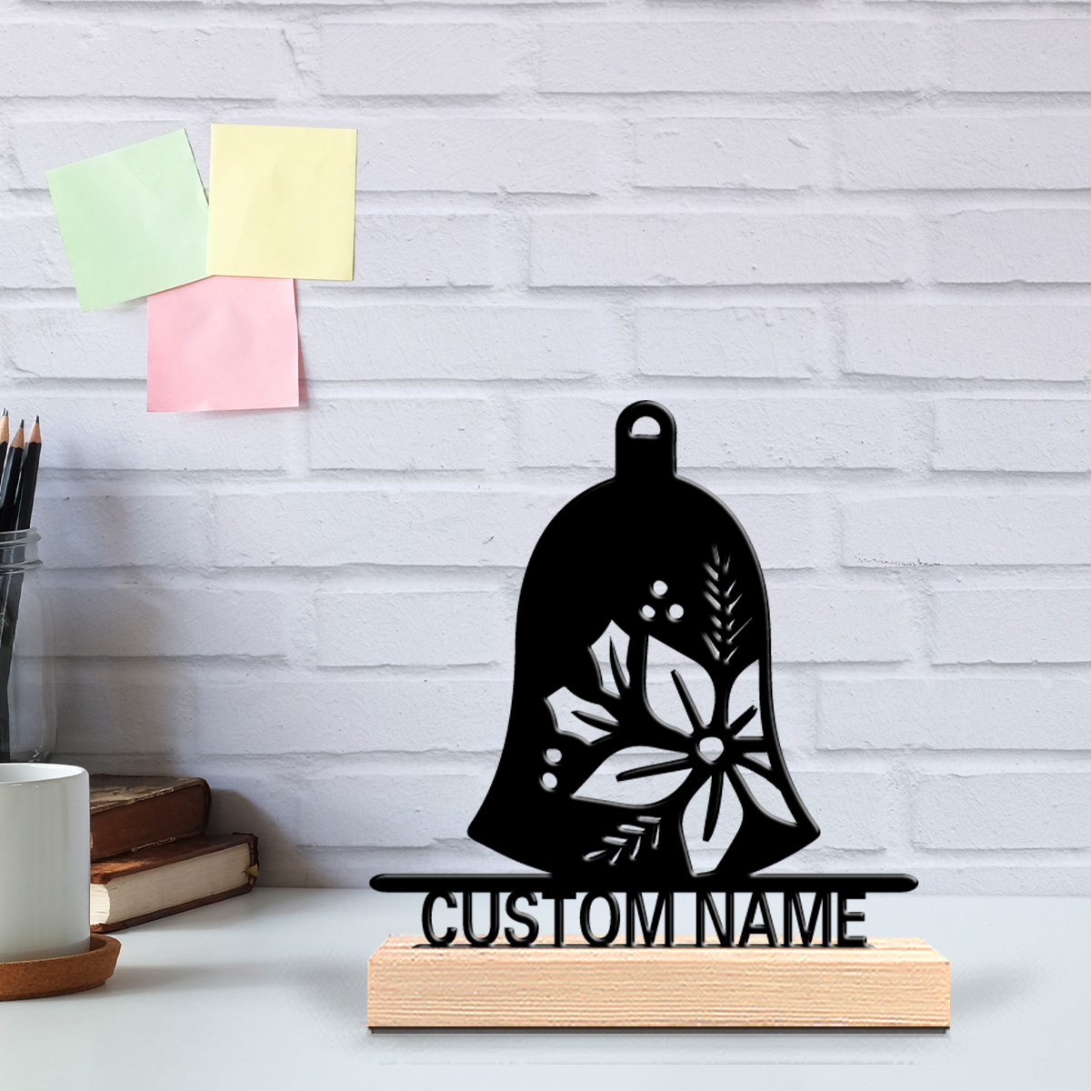 1 Pezzo Nuovo Design Campana P - Engraved Wood Frame recensione e prezzo
