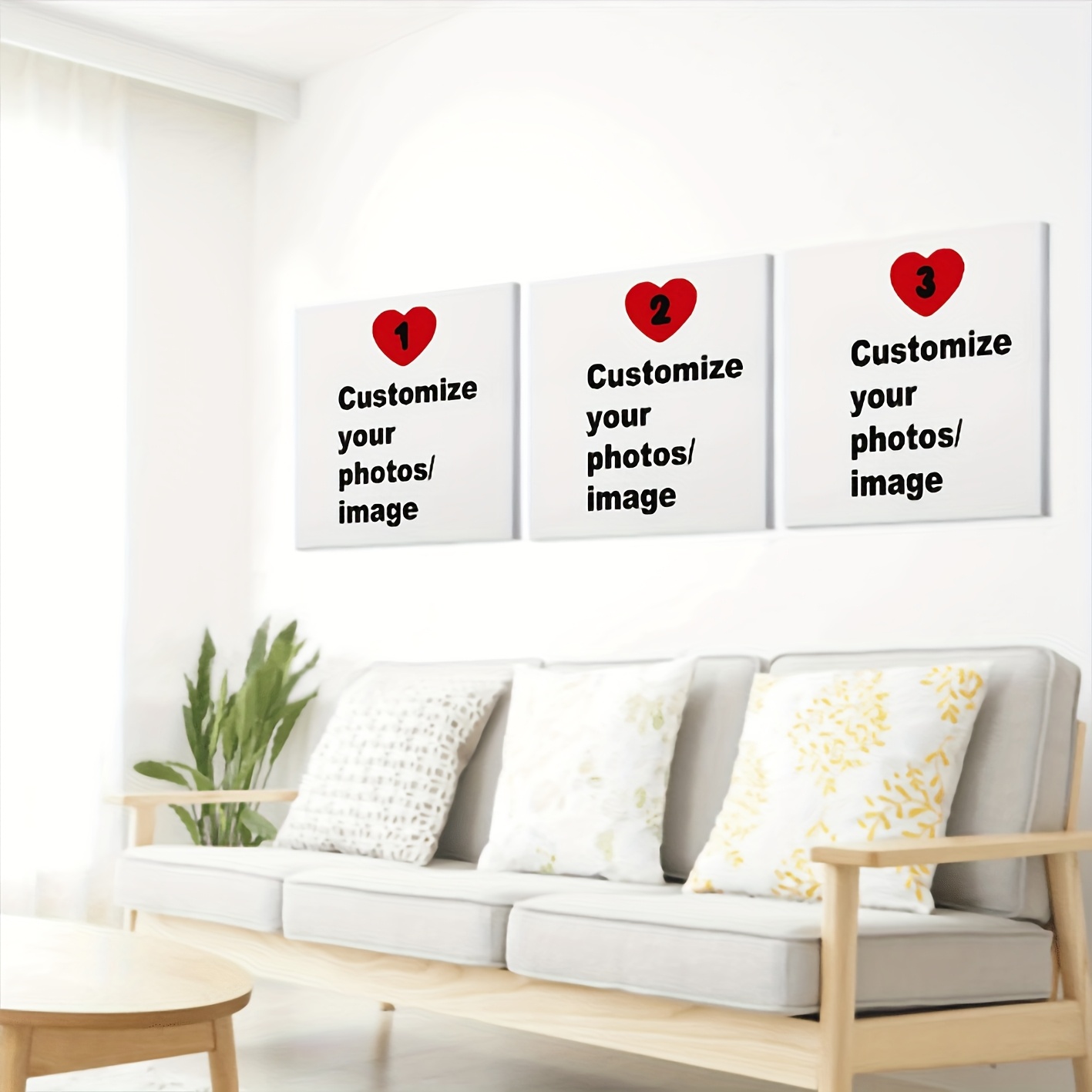 3 pezzi/set poster su tela qua - Pet Portrait Custom recensione e prezzo