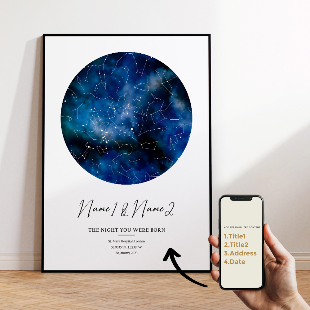 Moderno personalizzato persona - Custom Star Map recensione e prezzo